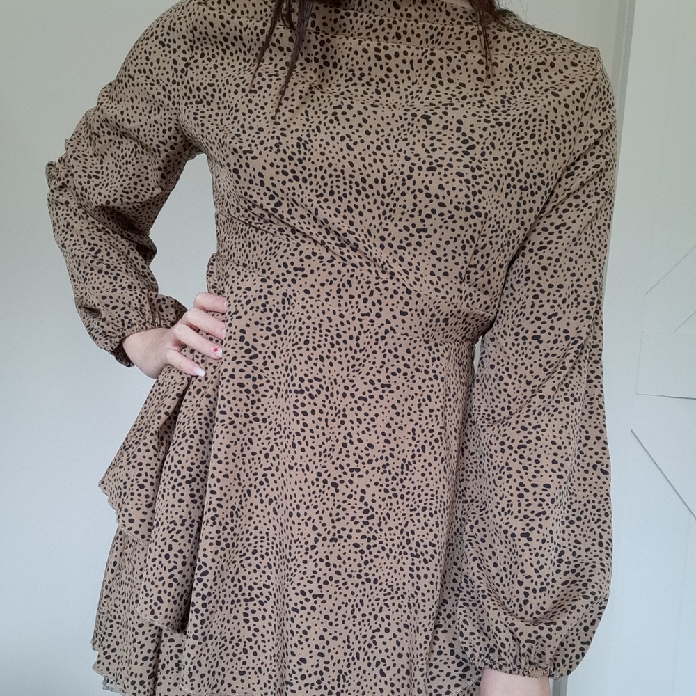 Shein leopard dress